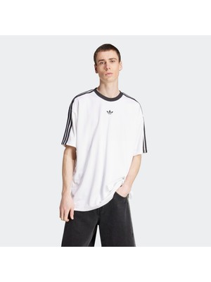 adidas Erkek  Beyaz  T-shirt JACQUARD JERSEY JW5877