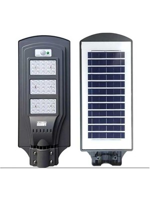 Ekim Aydinlatma 180W Solar Dış Mekan Sokak Armatürü Uzaktan Kumandalı Beyaz Işık