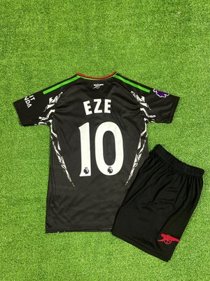 Arsenal 2024/25 Yeni Sezon Eze Deplasman Çocuk Forması (Black)