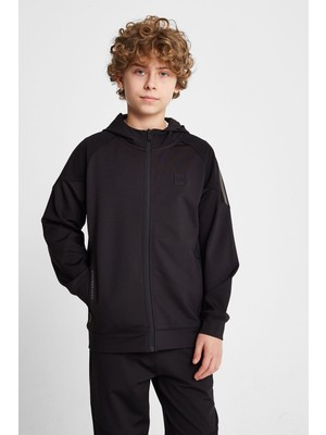 Çocuk Fermuarlı Kapüşonlu  Sweatshirt 25N-3117