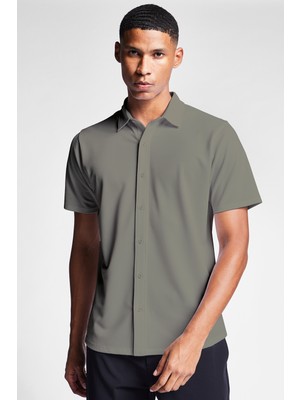 Erkek Kısa Kollu Gömlek 25S-1207-25N