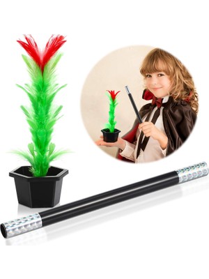 Msa-Shop Çiçek Çıkaran Sihirli Çubuk Sihirli Çiçek Sihirbazlık Oyunu
