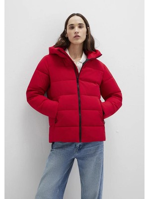 Mavi Su İtici Kırmızı Şişme Mont 1110704-90367