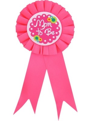 Depomix Mom To Be Yazılı Rozet Pembe Renk