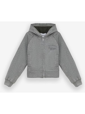 Bg Store Kız Çocuk Gri Eşofman Üstü