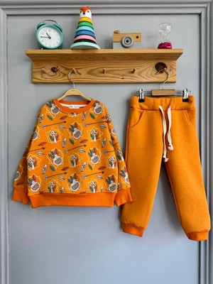 Erkek Çocuk 3 Iplik Şardonlu Takım