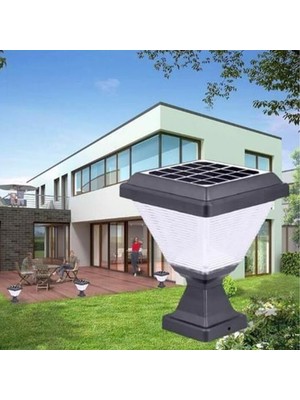 Cata CT-7315 30W Solar Bahçe Lambası Set Üstü Dış Mekan Aydınlatma Armatürü 6400K Beyaz Işık