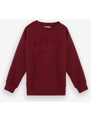 Bg Store Unisex Kırmızı Sweatshirt