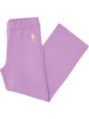 U.S. Polo Assn. Kız Çocuk Lila Tayt 50315602-VR034