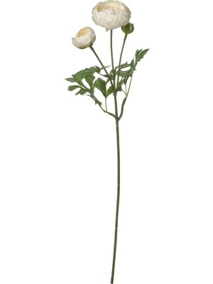 Yapay Çiçek, Beyaz, 52 Cm, Düğünçiçeği, Iç-Dış Mekan