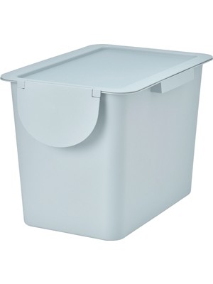 Hobiurun Atık ayırma kutusu, açık gri-mavi, 25 lt