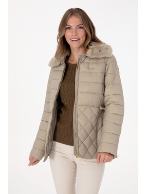 U.s. Polo Assn. Kadın Açık Haki Mont 50308797-VR183