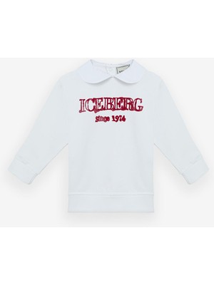 Iceberg Bg Store Kız Bebek Beyaz Sweatshirt