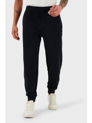 Armani Exchange Çimalı Pamuklu Relaxed Fit Lastikli Paça Jogger Pantolon Erkek Pantolon XM001028 AF12656 UB101