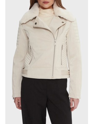 Guess Darcey Kapitoneli Regular Fit Çıkarılabilir Peluş Yaka Fermuarlı Ceket W5BL35W2820 Bayan Ceket W5BL35 W2820 A115