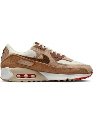 Nike Air Max 90 Amd Unisex Leather Sneaker Hakiki Deri Günlük Spor Ayakkabı Kahverengi