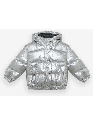 Iceberg Bg Store Kız Bebek Gümüş Mont