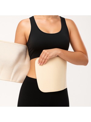 Havlu Pedli Abdominal Korse | Ayarlanabilir | Cerrahi Korse | Doğum Sonrası Korse
