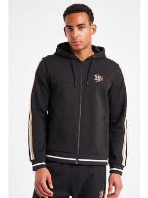 Lescon Erkek Fermuarlı Kapüşonlu Sweatshirt 25N-1130