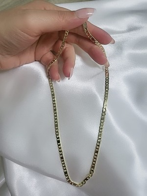 Çelik Kuyum Model 14 K Renginde Kolye