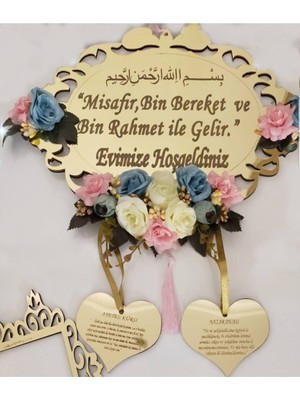 Evsay Plexi Kapı Süsü Lüks Kapı Süsü Duvar ve Kapı Süsü ÖLÇÜ:30X40