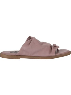 Bueno Shoes Gül Kurusu Deri Kadın Parmak Arası Terlik 01WY2003 01WY2003
