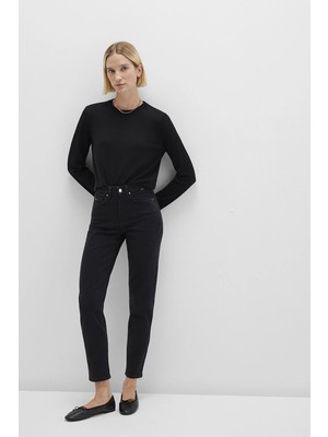 Mavi Cindy Pamuklu Mom Fit Yüksel Bel Dar Paça Jeans Bayan Kot Pantolon 100277