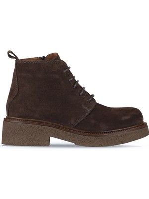 Bueno Shoes Kahverengi Süet Kadın Topuklu Bot 01WZ4304 01WZ4304
