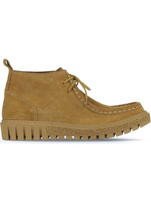 Bueno Shoes Taba Açık Süet Kadın Düz Bot 01WZ5206 01WZ5206