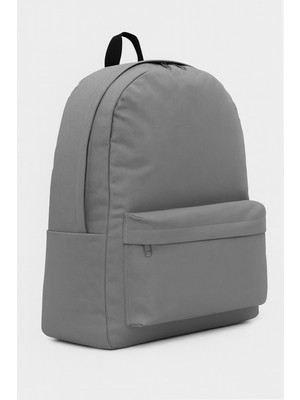 Kaff Gri Unisex Içi Laptop Bölmeli Valiz Askı Aparatlı Fonksiyonel Okul Günlük Sırt Çantası -2086PLCAN