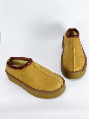 Yaşar Yıldız Ayakkabı Kadın Kışlık Kalın Taban Içi Kürklü Süet Terlik & Sabo Ev Terliği, Ayakkabısı