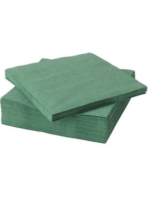 Ikea Fantastısk Peçete Yeşil 24X24 cm 50 Adet