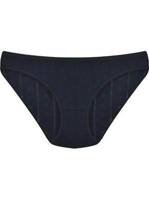 Tutku Kadın Jakarlı Bikini Külot %100 Pamuk 3'lü