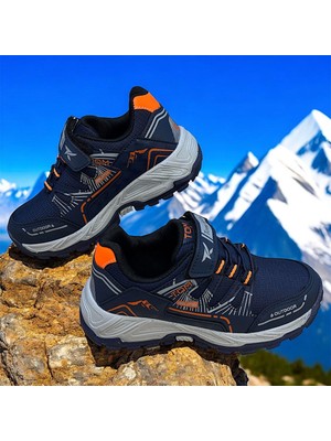 KAFKASLAR AYAKKABI Trackıng Model Kaymaz Taban Kız Erkek Çocuk Spor Ayakkabı