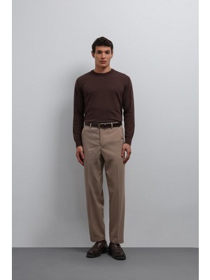 Antioch Bej Tapered Fit Erkek Pantolon