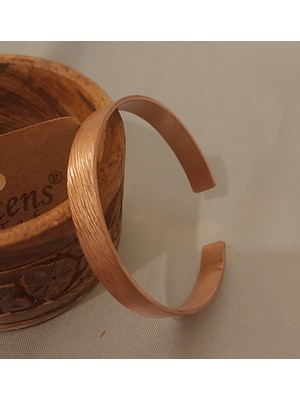 El Yapımı Saf Bakır Bileklik - Minimalist, Unisex, Doğal ve Şık