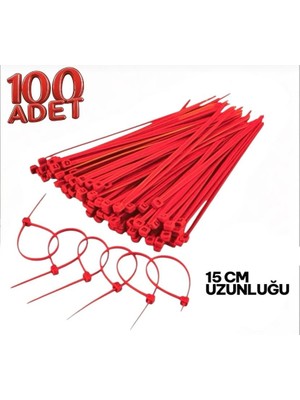 By Mag Kırmızı Cırt Kelepçe 3.6X150