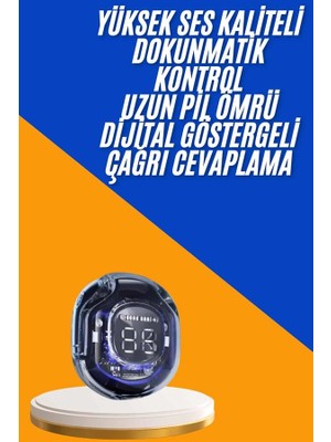 Zero Land Sepetim Kulak Içi Bluetooth Kulaklık Anc Enc Özellikli Şarj Göstergeli Kablosuz Kulaklık