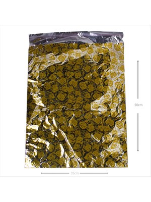 Zero Ds-Derin 35X50 Metalize Hediye Poşet Paketi 100LÜ-RENKLI