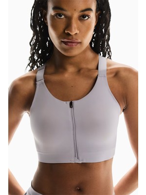 On Endurance Bra Zip Yüksek Destekli Ön Fermuarlı Spor Sütyeni