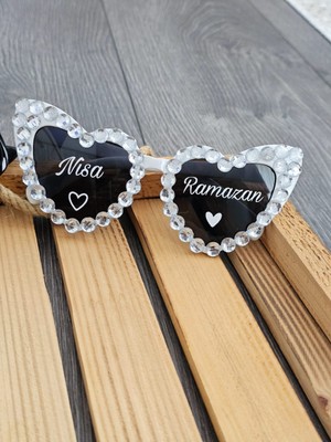 Afk Bride Gözlük Gelin Damat Gözlüğü