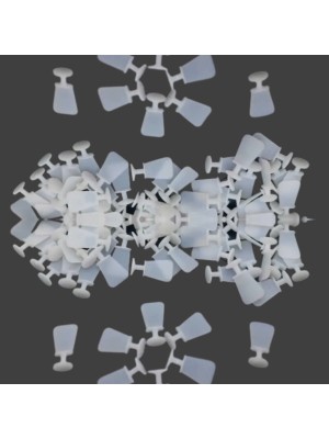 P Parla Perde Düğme Makine Dikmeli 1.000'li