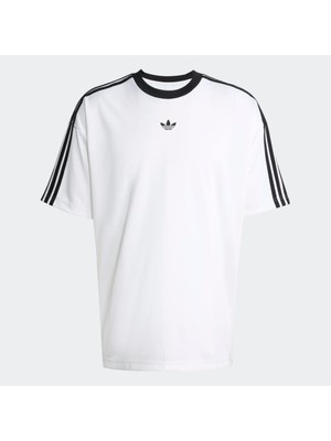 adidas Erkek  Beyaz  T-shirt JACQUARD JERSEY JW5877