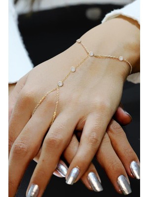 Parlak Yaldızlı Zirkon Taşlı Şık Şahmeran, Zarif ve Göz Alıcı Tasarım.