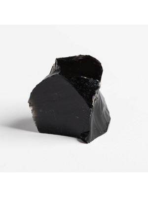 Doğal Siyah Obsidyen Ham Taş, Şık ve Enerji Dolu Takı Malzemesi