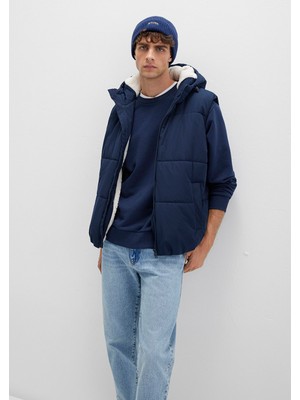 Mavi Kapüşonlu Lacivert Şişme Yelek 0110455-82318