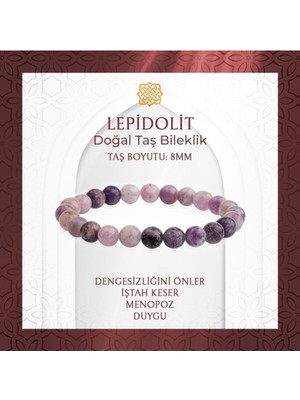 8mm Doğal Taş Bileklik, Şık ve Doğal Takı, Beyaz Renk, Zarif Tasarım