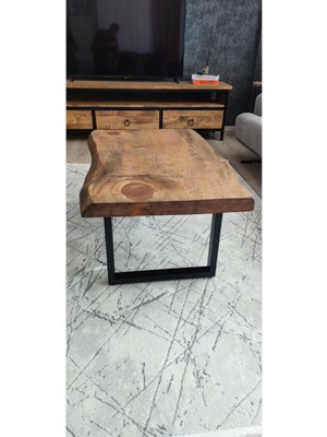 Kahverengi 100X70 Orta Sehpa, Şık ve Kullanışlı Ev Dekoru Ürünü