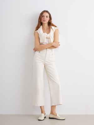 Lc Waikiki Yeni Sezon Wideleg Kadın Jean Pantolon