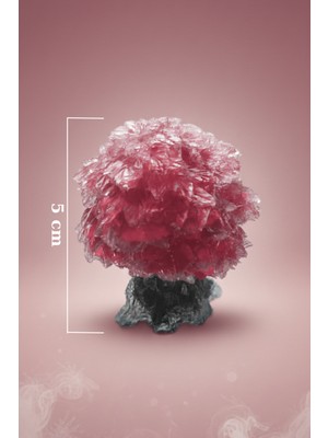 Sertifikalı Pembe Kuvars Doğal Taşlı Para Ağacı, Şans ve Enerji Getirici Dekor.